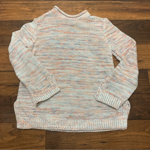 Ann Taylor LOFT Space-dye Slit Cuff Sweater Women’s Size S, Multicolor - Picture 5 of 9